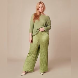 crushed pull on pant